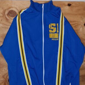 Hollister San Diego Blue Jacket Men’s XL Full Zip Casual Lightweight Outerwear